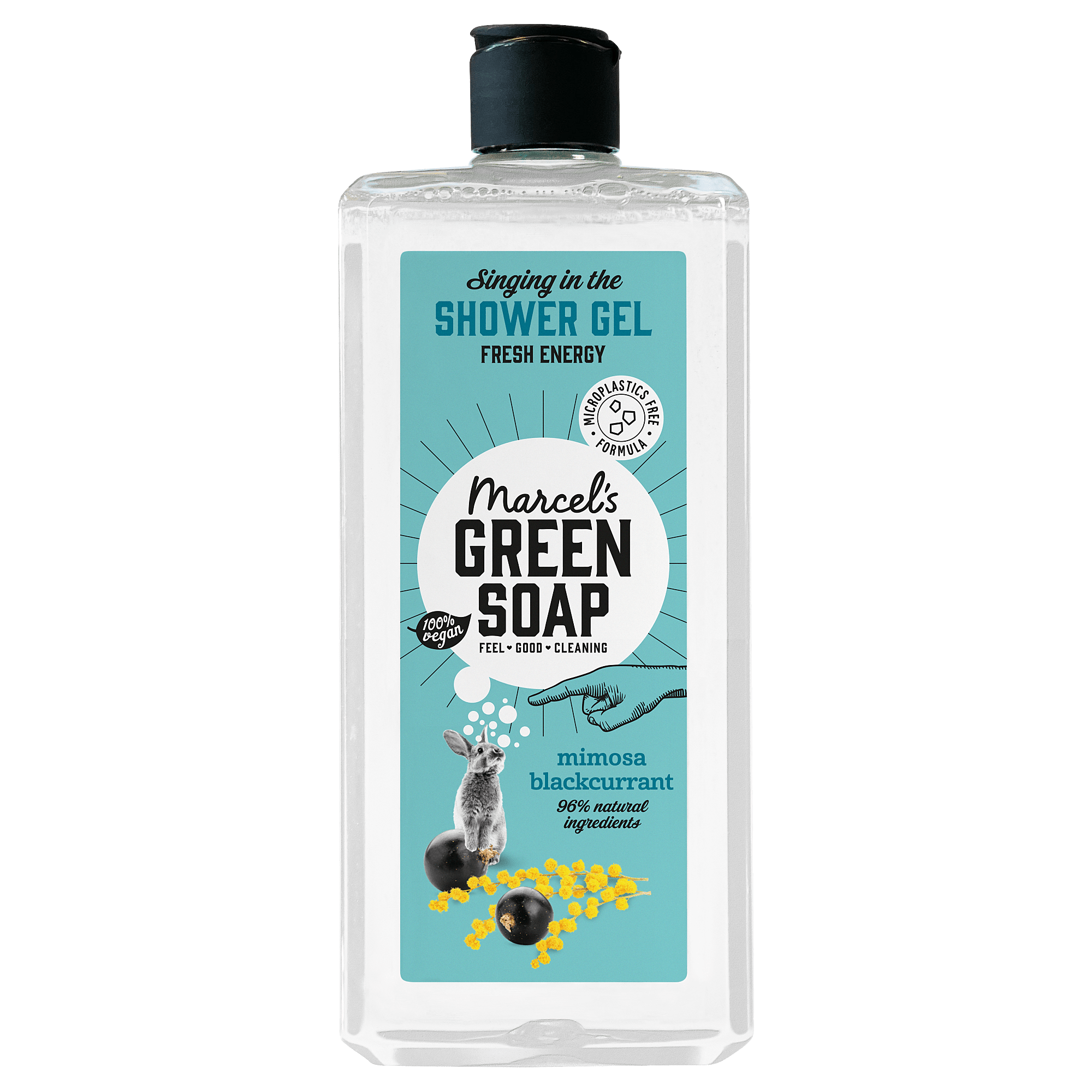 M.Green soap Douchegel Mimosa & black currant 300ml